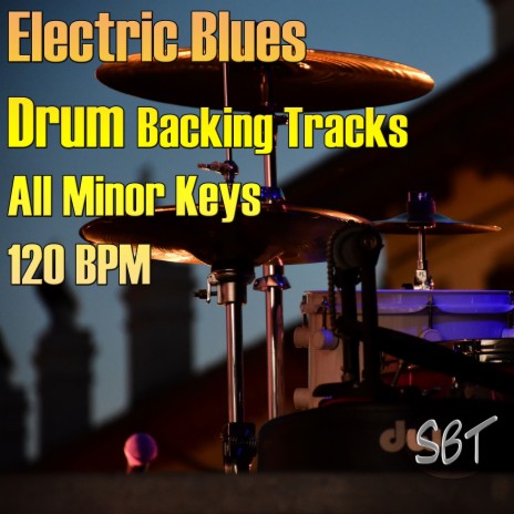 Electric Blues DRUM Backing Track Eb Minor 120 BPM | Boomplay Music