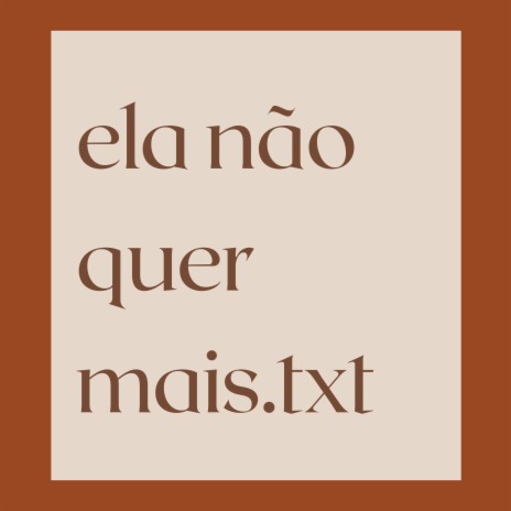 Ela Não Quer Mais .Txtx ft. @BigFlow018 | Boomplay Music