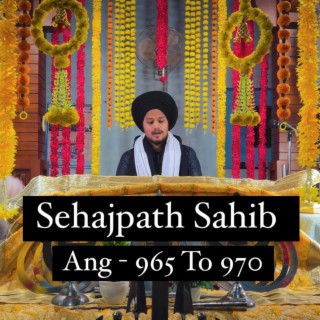 Sehajpath Sahib Ang 965 To 970