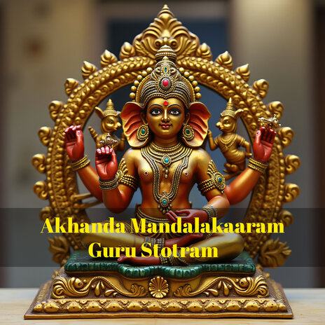 Akhanda Mandalakaaram Guru Stotram