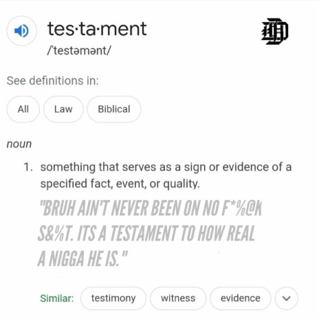 Testament | Boomplay Music