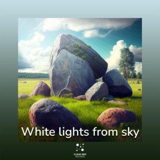 White lights from sky