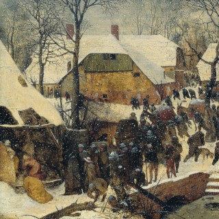 Pieter Bruegel – Pokłon trzech króli na śniegu