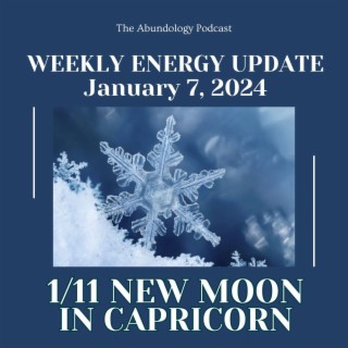 #304 - Weekly Energy Update for January 7, 2024: 1/11 New Moon in Capricorn