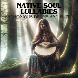 Native Soul Lullabies: Harmonious Drums and Flutes - Soothing Sounds for Deep Healing and Restful Nights