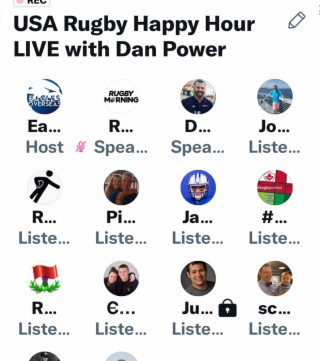 ”USA Rugby Happy Hour LIVE” Twitter Spaces Replay - Dan Power