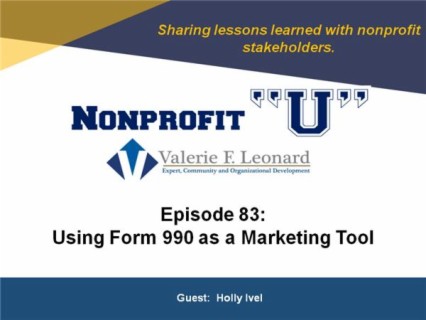 Using Form 990 as a Marketing Tool