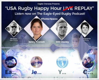 ”USA Rugby Happy Hour REPLAY” | USA Eagle, Jenny Kronish | Oct. 19, 2022