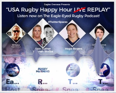 ”USA Rugby Happy Hour REPLAY” - Sam Luther & Hannah Stolba
