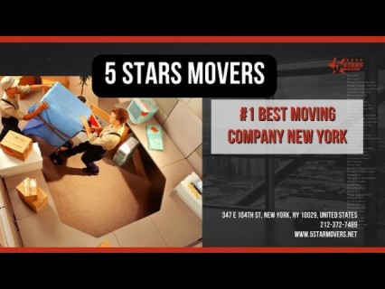 #1 Best Moving Company New York | 5 Stars Movers | www.5starmovers.net