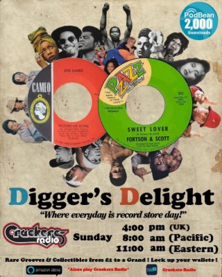 Diggers Delight Show (with Playlist) Sunday 14/11/2021 4:00pm UK time (8:00 am Pacific, 11:00 am Eastern) www.crackersradio.com