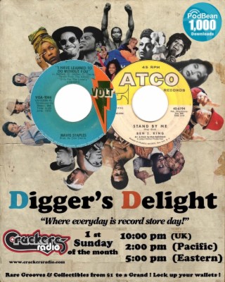 Diggers Delight Show (with Playlist) Sunday 06/06/2021 10:00pm UK time (2:00 pm Pacific, 5:00 pm Eastern) www.crackersradio.com