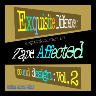 Exquisite Difference: Experiments in Tape Affected Sound Design:, Vol. 2