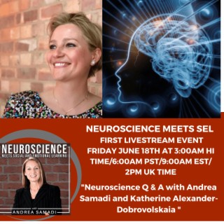 Brain Fact Friday "Neuroscience Q&A" Livestream Andrea with Katherine Alexander-Dobrovolskaia