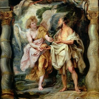 Rubens -  Eliasz i Anioł