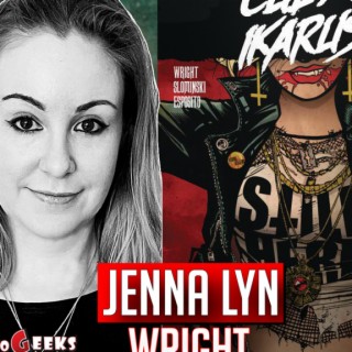 Jenna Lynn Wright co-creator Cult of Ikarus, Lady Mayhem comics (2022) interview | Two Geeks Talking