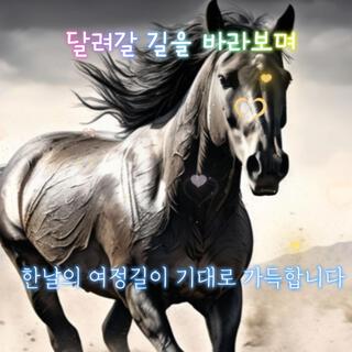 달려갈 길을 바라보며