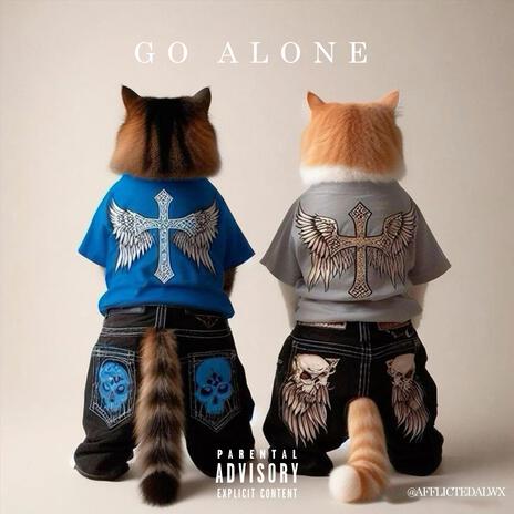 Go Alone ft. trippsy | Boomplay Music