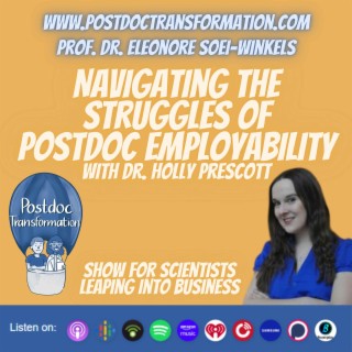 Navigating the struggles of postdoc employability, with Dr. Holly Prescott