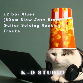 12 bar blues (80pm Slow Jazz Style) Guitar Soloing Backing Tracks