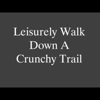 Leisurely Walk down a Crunchy Trail