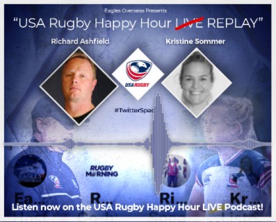 ”USA Rugby Happy Hour REPLAY” | Interim USA Women’s HC Richard Ashfield | Jan. 11, 2023