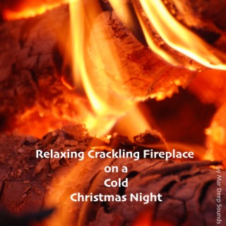 Relaxing Crackling Fireplace on a Cold Christmas Night
