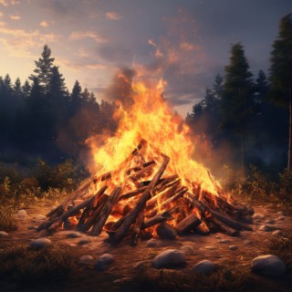 Workday Fire: Meditation Background for Productivity