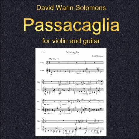 Passacaglia for violin and guitar | Boomplay Music