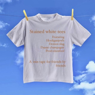 Stained white tees