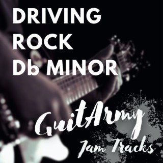 Driving Rock Backing Jam Track in Db Minor