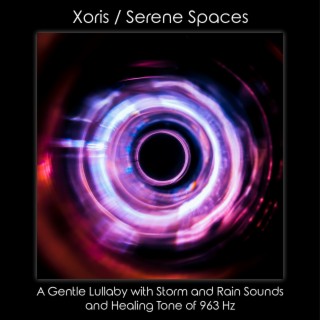 A Gentle Lullaby with Storm and Rain Sounds and Healing Tone of 963 Hz