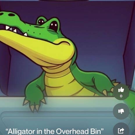 Alligator in The Overhead Bin | Boomplay Music