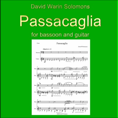 Passacaglia for bassoon and guitar | Boomplay Music