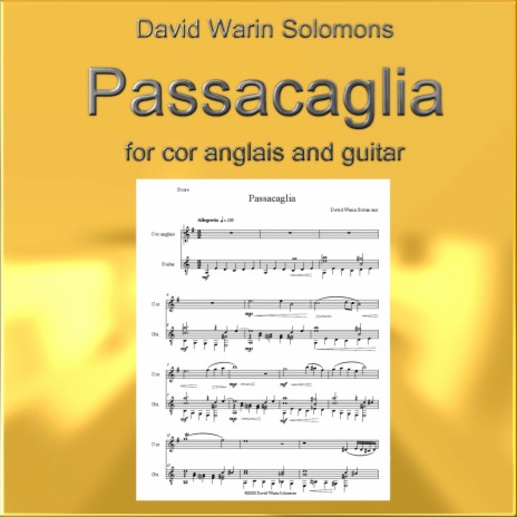 Passacaglia for cor anglais and guitar | Boomplay Music