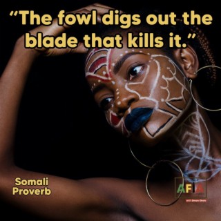 The Fowl Digs Out The Blade That Kills It | African Proverbs | AFIAPodcast