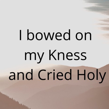 I Bowed on My Knees and Cried Holy ft. Grupo Nueva Vida | Boomplay Music