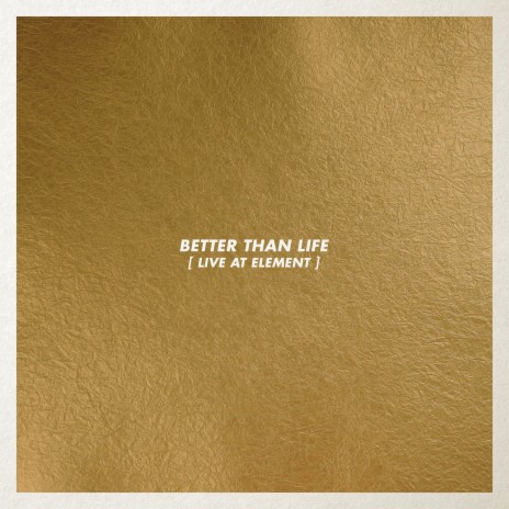 Better Than Life (Live) | Boomplay Music