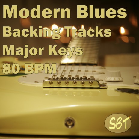 Modern Blues Backing Track B Major 80 BPM | Boomplay Music