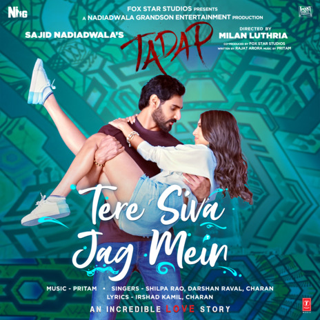 Tere Siva Jag Mein (From Tadap) ft. Darshan Raval, Shashwat Singh & Charan | Boomplay Music