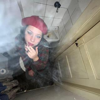 Cigarettes on toilets