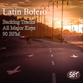 Latin Bolero Guitar Backing Tracks, All Major Keys, 90 BPM, Vol. 1