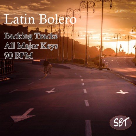 Latin Bolero Guitar Backing Track in Ab Major, 90 BPM, Vol. 1