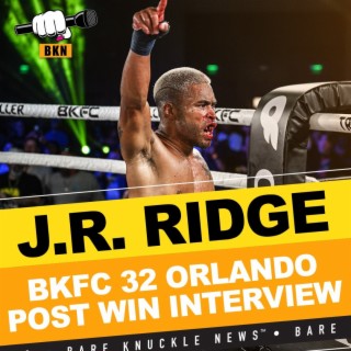 “The Lion Came Out To Eat”-JR Ridge On His 5 Round Battle With Chancey Wilson At BKFC 32. | Bare Knuckle News™