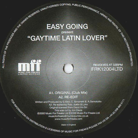 Gaytime Latin Lover (No Ears Dub Mix) | Boomplay Music