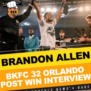 BKFC 32 Undercard Has Brandon Allen Defeating Josh Marer In Round 3 With A Huge Right Hand | Bare Knuckle News™