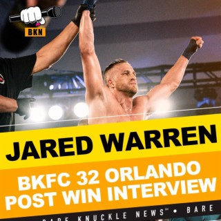 BKFC 32: Jared Warren On His Training and Mental Game to Fight The Tough Jay Jackson | Bare Knuckle News™