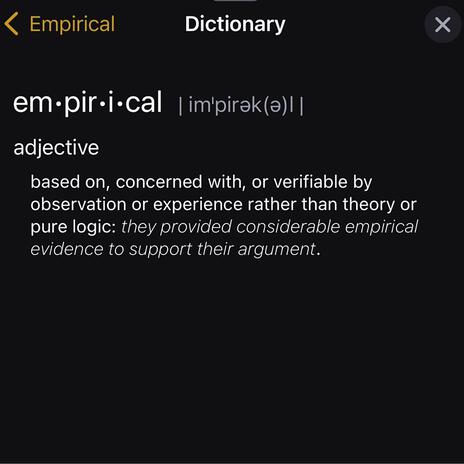 Empirical (A Writing Exercise) | Boomplay Music