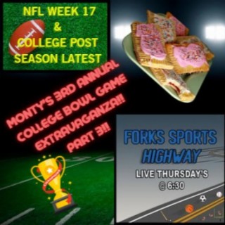 Forks Sports Highway - College Bowl Game Spectacular Part 3, LeBron’s 39th Birthday Loss to Timberwolves, UND Hockey is Back!!??!!