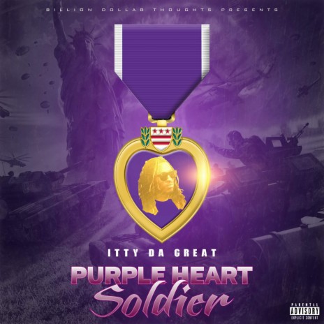 Purple heart soldier